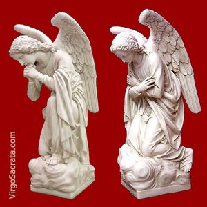 Intercession Angels Catholic Church Large Statues Virgo Sacrata