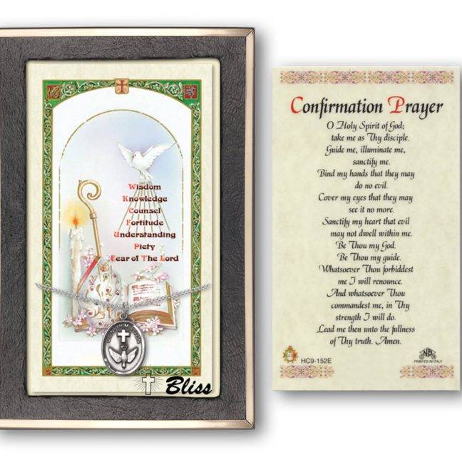 Holy Cards with Patron Saint Medals Pendants and Prayers