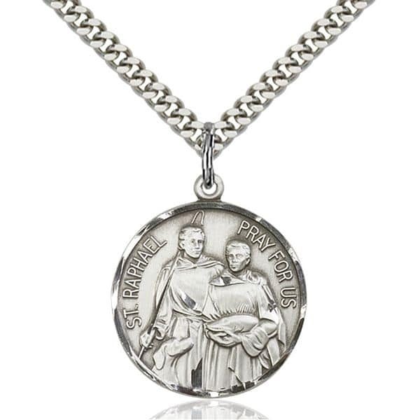 St Raphael Medal Pendant