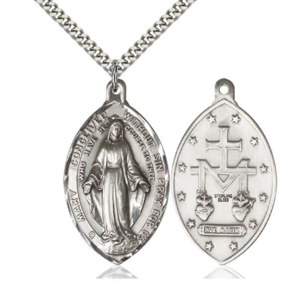 Miraculous Mary Charms Medal of the Immaculate Conception 17mm