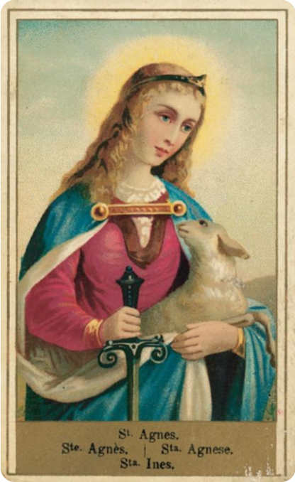 Prayer to Saint Agnes of Rome - January 21st and 28th ⋆ Virgo Sacrata