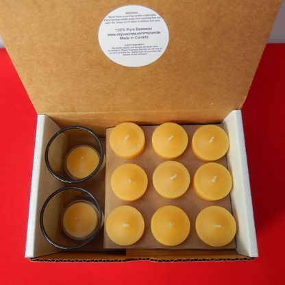 Tealight Beeswax Candles for Prayer & Meditation ⋆ Virgo Sacrata