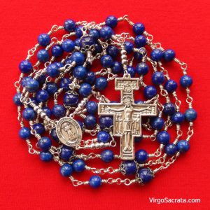 Franciscan Crown Rosary in Sterling Silver ⋆ Virgo Sacrata