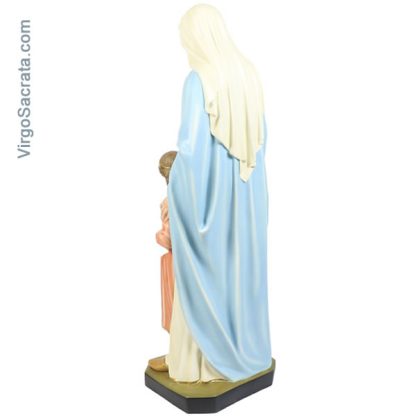 St Anne with Mary color statue