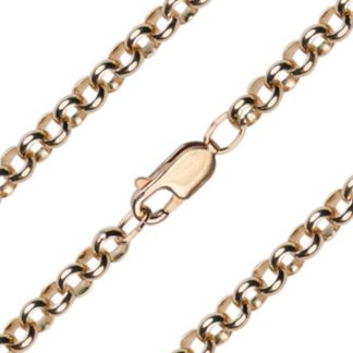 14K Gold-Filled 4.85mm Thick Rolo Chain Necklace